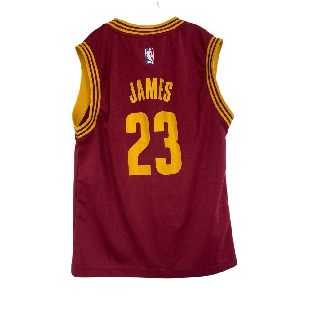 Lebron James #23 Adidas Cleveland Cavaliers Youth Medium Jersey (P44)